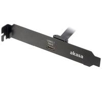 AKASA - USB 3.1 Gen 2 Type-C Internal Adaptor Cable with PCI Bracket, 0.5m