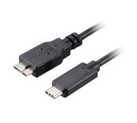 Akasa USB 3.1 Type C - Micro B cable 100cm SuperSpeed 10Gbps data transfer