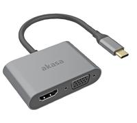 AKASA - USB-C to 4K HDMI / 1080p VGA Adaptor