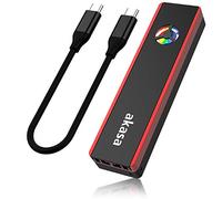 Akasa Vegas SSD Mate | M.2 SATA/NVME SSD to USB 3.2 Gen 2 Aluminium enclosure with RGB Fan | RGB SSD External Enclosure | Tool-Free M.2 Enclosure Adapter | AK-ENU3M2-06 | Included Carrying Pouch
