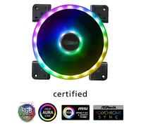 Akasa Vegas TLX 120mm 1500RPM Dual Sided Addressable RGB LED Fan, AK-FN101