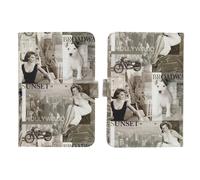 Akashi Cover Case Folio Design Hollywood Tablets 7'' to 8'' - Design Paris, Grey