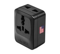 Akashi Travel Adapter Socket Type A USA Japan China 3 outlets