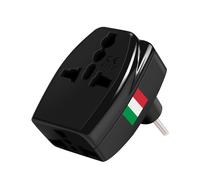 Akashi Travel adapter Socket Type L Italy 3 universal outlets