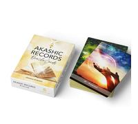Akashic Records Oracle Cards - Unisex, Adult, Teen, 120+ Years, Classic Style, White, Gold, Colorful Cards, 1 Pack