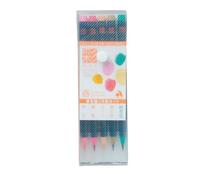 Akashiya Fude Brush Pen Sai, 5 Spring Color Set (CA200/5VA)