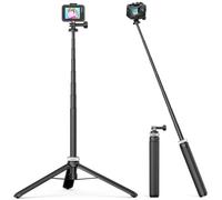 AKASO 160cm Selfie Stick Tripod Stand Compatible with AKASO Action Cameras EK7000/EK7000 Pro/Brave 4 Pro/Brave 7 LE/Brave 7/Brave 8/V50X/V50 Pro/V50 Elite & Other Brand Action Cameras