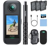 AKASO 360 Action Camera Creator Combo with 64GB MicroSDXC Card and Camera Carrying Case Bundle