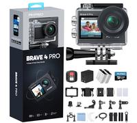 AKASO Brave 4 Pro Action Camera with 64GB microSDXC Memory Card