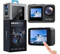 AKASO Brave 7 LE Action Camera, IPX7 Waterproof Navitve 4K 20MP WiFi Sports Camera with Touch Screen, EIS 2.0 Remote Control Underwater 40M Cam with