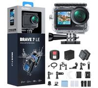 AKASO Brave 7 LE Action Camera, Navitve 4K 20MP IPX7 Underwater Camera