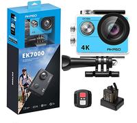 AKASO EK7000 4K30FPS Action Camera - 20MP Ultra HD Underwater Camera 170 Degree Wide Angle 98FT Waterproof Camera with Accessory Kit - Blue