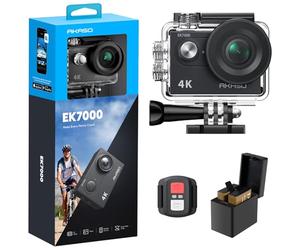 AKASO EK7000 4K30FPS Action Camera - 20MP Ultra HD Underwater Camera 170 Degree Wide Angle Waterproof Camera with Accessory Kit