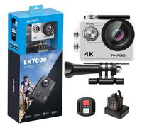 AKASO EK7000 4K30FPS Action Camera Ultra HD Underwater Camera 170 Degree Wide Angle 98FT Waterproof Camera Silver Sage/Silver
