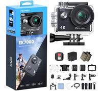 AKASO EK7000 4K30FPS Action Camera - 20MP Ultra HD Underwater Camera 170 Degree Wide Angle Waterproof Camera with Accessory Kit