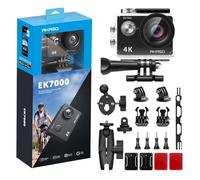AKASO EK7000 Action Camera and Motorcycle Accessories Kit Bundle