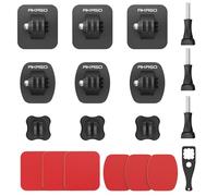 AKASO Helmet Sticky Mounts Adhesive Buckle Mount Screw Accessory Kit Compatible with Hero 13 12 11 10 Max 9 8 7 6 5 DJI Osmo Insta360 Action Cameras
