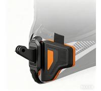 AKASO Motorcycle Helmet Chin Strap Mount for GoPro Hero 13/12/1110/9/8/7/6/5 Black, DJI Osmo Action, and Most Action Cameras