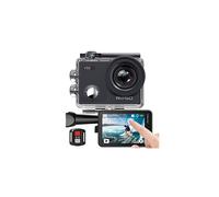 AKASO V50 X Action Camera, Native 4K Wifi Underwater 40M EIS Anti-Shake Cam with Touch Screen, Remote Control, Waterproof Case and Mounting Accessorie