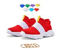 Akatcloud Boys Girls Red Running Walking Tennis Shoes Birthday Party Gift with Rings and Gems 13 US Little Kid, with Rings and Gems, 13 US Little Kid
