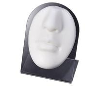 Akatsukiqi 1pc Silicone Face Model Tattoo Puncture Practice Simulation Human Nose Mouth Body Part Display Nose Piercing (Color : White)