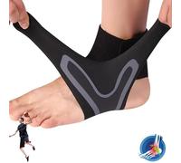 Akayoo 1 Pair Ankle Support for Sprained,ankle Support Men, Ankle Wrap,plantar Fasciitis Support Tape, Breathable & Elastic Nylon Material,Protect Against Chronic Ankle Strain Sprains Fatigue