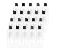 AKAZA 20 Pack 16oz Clear Plastic Empty Bottles, white