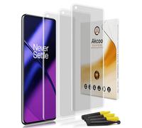Akcoo Matte Screen Protector for OnePlus 11 / OnePlus 10 Pro/OnePlus 9 Pro, Tempered Glass - 3 Pack, Anti Glare, Anti-Fingerprint, Soft Touch, Edge to Edge Protection