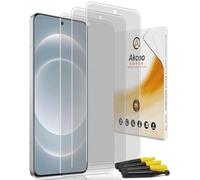 Akcoo Matte Screen Protector for Xiaomi 14 Ultra - 3 Pack, Tempered Glass UV Set, Anti Glare, Anti-Fingerprint, Soft Touch, 9H Scratch Resistant