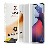 Akcoo Screen Protector for Edge 30 Fusion, [3 Pack] Tempered Glass, Edge to Edge Full Coverage,Anti-Scratch,Oil Resistant Screenguard for Motorola edge 2022