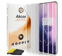 Akcoo Screen Protector for OnePlus 7 Pro,Tempered Glass -3 Pack, [Scratch Repair][Edge to Edge Coverage][Smooth Touch][Anti-Shatter] for OnePlus 7/7T Pro