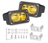 AKD Part Yellow LED Pods 3" 40W CREE LED Ditch Lights Off Road Lights