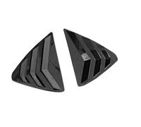 akddaf 2pcs Rear Window Shutter Cover Trim,Fit For Mazda,CX-5 CX5 2017-2023 Window Louver Side Vent Trim Car Accessories Tailgate Glass Shutter(Carbon)