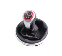 akddaf 5 Speed Gear Shift Knob,Fit For Skoda Fabia 2 2007-2010 Roomster 2006-2010 Lever Change Knob Gaiter Boot Cover shift knob handle