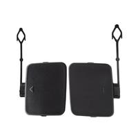 akddaf Bumper Tow Hook Cover,Fit For X5 E70 2006-2011 51127158447 51127158448 Car Accessories Replacement Towing Cap Eye Car Rear Rear Recovery Hook Cover(1 Pair)