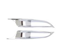 akddaf Car Rear Bumper Fog Light Lamp Cover Trims, Fit For Mazda, 3 M3 Axela 2017-2018 Sedan Chrome Tail Foglight Bezel Trims Accessories auto rear headlight eyelid