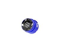 akddaf Car START Button,Fit For F01 F02 F10 F11 F12 5 6 7 Series 2009-2013 vehicle Ignition button cover sticker(Blue)
