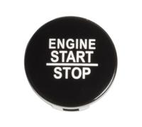 akddaf Car Start Stop Button Cover,Fit For Maserati Ghibli Quattroporte 2014-2021 vehicle Ignition button cover sticker(Black)