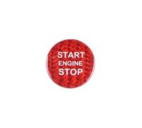 akddaf Car Start Stop Button Cover Sticker,Fit For Alfa Romeo, Giulia Stelvio vehicle Ignition button cover sticker(Red)