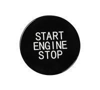 akddaf Car Start Stop Button,Fit For 3 8 X Series vehicle Ignition button cover sticker(Black)