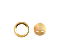 akddaf Car Start Stop Button,Fit For Chevrolet, Holden, Equinox vehicle Ignition button cover sticker(Gold)