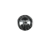 akddaf Car Start Stop Button Sticker,Fit For Renault, ZOE 2016-2018 vehicle Ignition button cover sticker(Black)
