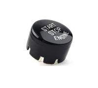 akddaf Car Start Stop Switch Button,Fit for F Classis Car X1 X3 X4 X5 X6 1 2 3 4 5 6 7 Series vehicle Ignition button cover sticker(Black)