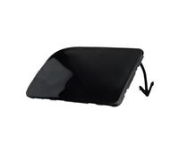 akddaf Front Bumper Tow Hook Cover Towing Eye Cap,Fit For Nissan, Sentra 2016-2019 Black Plastic Rear Recovery Hook Cover