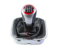 akddaf Gear Shift Knob Boot,Fit For VW/Polo 6r 6c Hatchback Sedan 2011-2019 MT 5 6 Speed Level Change Knob Gaiter Cover shift knob handle