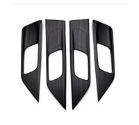 akddaf Inner Door Handle Cover Catch Bowl Trim,Fit for Wr-v, Wrv Dg5 2024-2025 Car Accessories ABS Insert Bezel Frame Garnish Door Handle Bowl Caps(Grain)