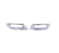 akddaf Rear Fog Light Lamp Cover Trim, Fit For Nissan, Rogue X-trail T33 2021-2023 Car Tail Foglight Bezel Trim Accessories auto rear headlight eyelid(ABS Chrome)