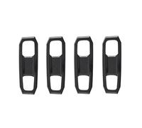 akddaf Side Door Handle Bowl Cover,Fit For Dodge, RAM 2019-2024 Chrome Side Door Handle Bowl Cup Cover Trim Exterior Accessories Car Styling Cup Door Handle Bowl Caps(ABS Carbon Fiber)