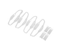akddaf Side Door Handle Bowl Cover Trim,Fit for CRV, CR-V 2017-2019 Chrome Car Exterior Door Handles Cup Overlay Accessories Door Handle Bowl Caps