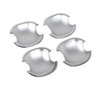akddaf Side Door Handle Bowl Cover Trim,Fit for Hyundai, i30 2009-2011 Chrome Car Door Handles Cup Molding Overlay Exterior Accessories Door Handle Bowl Caps
